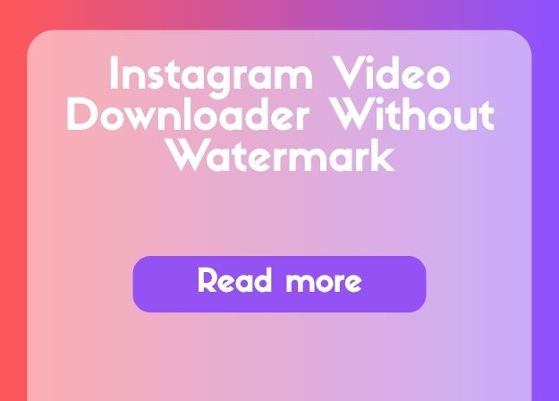 Instagram Video Downloader Without Watermark Download Reels ...